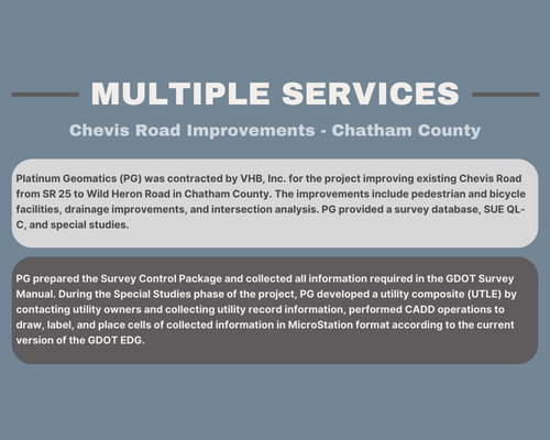 Chevis Road Improvements - Chatham County Details